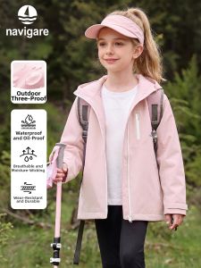 navigare kids | Pink Lightweight Girls Autumn Jacket