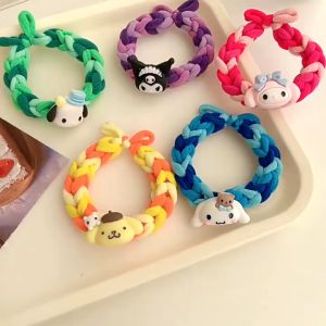 Ikat Karet Rambut Kuncir Chibi Scrunchie Model Tambang Jepang China Korea Elastis Kartun Lucu Sanrio Melody Hellokitty Kuromi Purin Cinnamoroll WARNA WARNI POLOS KUNCIRAN KOREA Jepang Thailand STYLE MURAH