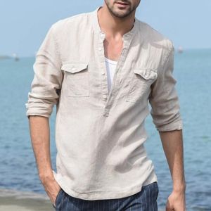 เสื้อยืดคอโปโลแขนยาวทรงสลิมฟิต เสื้อผ้าทำงานสไตล์ยุโรปและอเมริกันสำหรับฤดูร้อน เสื้อผ้าทำงานลำลองสำหรับผู้ชาย