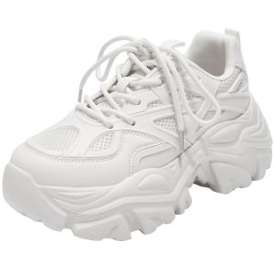 Agsdon | Thin Light Thick Soled Dad Style Womens Sneakers