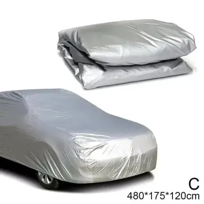 Universal Full Car Cover Portable Outdoor Waterproof UV Protection Anti-Scratch Resistant Car Clothing Auto Dust Cover Accessory