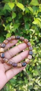 Gelang Kayu Gaharu Model Butiran Gendang Tabung Ukuran 10mm - Bracelets