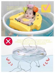 Voutdo.ing | Newborn Swimming Aid 0-6 Months Float Underarm Neck Ring