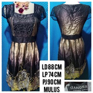 DRESS SEQUIN HITAM(XIANGNAIER) 440