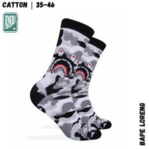 Kaos Kaki Oldschool Motif Merk Skate Panjang - Hosela Project