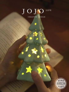Đèn Treo Cây Thông Noel Bằng Gốm Dễ Thương Trang Trí Nhà Đèn Đêm Nhỏ Đồ Trang Trí Bàn Đồ Trang Trí Nhà Bằng Gốm