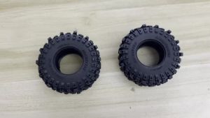 RED SPIDER 4 Cái Lốp Cao Su 1.3 Inch Cho 1/18 TRX4M 1/24 SCX24 AX24 FCX24 RC Crawler Mọi Địa Hình Bộ Lốp Bánh Xe 70mm