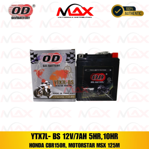 OD Gel Battery MOTORCYCLE BATTERY (THAILAND) YTX7L-BS