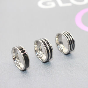 Creative Male and Female Student Titanium Steel Fashion Personalized Ring Domineering Male Index Finger Middle Finger Ring Hip Hop Jewelry Gift