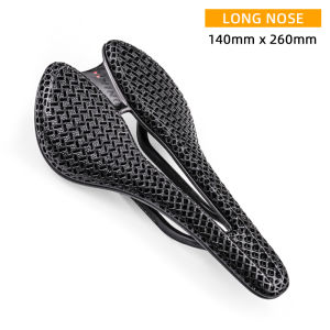 ONIRII | ONIRII 3D Printed Bike Saddle Carbon Hollow Seat 6 Partition Comfortable Breathable Cycling Seat for Road MTB Bicycle NEW