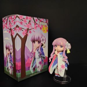 Bandai | 12cm Q Version KINOMOTO SAKURA And Friends Kimono GK Statue Collectible Kawaii Figurine Model Desktop Decor Gift Toys