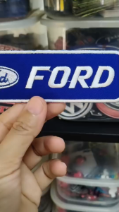 อาร์ม ตัวรีด อาร์มติดเสื้อ รถ ลาย โลโก้ ตรา Ford Shelby Cobra Iron on Patch racing Sticker สติ๊กเกอร์ สติ๊กเกอร์ติดเสื้อ ฟอร์ด เชลบี้ คอบร้า อุปกรณ์ตกแต่งรถ ตกแต่งเสื้อผ้า DIY