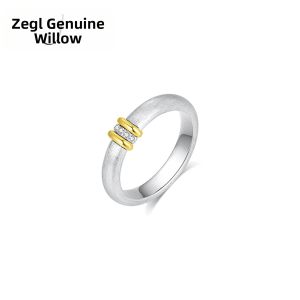 zengliu | Elegant Luxe Design Silver Ring