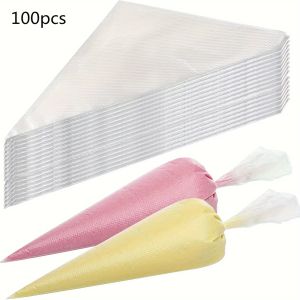 100PCS Disposable Pastry Bags Extra Strong&Leak-Proof Piping Bags for Cake DecoratingBakingIcingand Crafts–Durable&Food Safe