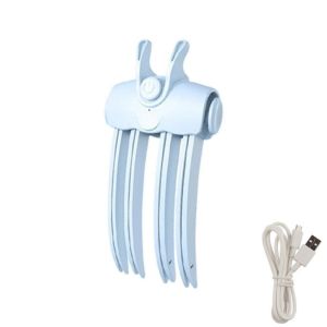 USB Rechargeable Wireless Hair Curling Clip - Portable Volumizing Root Lift Tool for Bangs & Roots Heated Hair Pin No Heat Damage Styler for Women