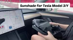 For Tesla Model Y YL 3 Highland Juniper 2017-2025 2026 Car Sun Shade Front Window Shade Visor Glass Roof Skylight UV Protection