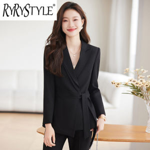 RYRYSTYLE Dresses Women New Style Professional Suit For Women Spring Fashion Temperament Goddess Style Slimming Suit Jacket Pants Two-Piece Set 8805