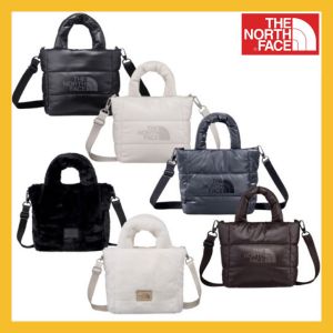 The North Face White Lumpy กระเป๋าทรงสี่เหลี่ยมมีหูหิ้วสะพายไหล่ NN2PQ59 Mini 6สี (2024new)