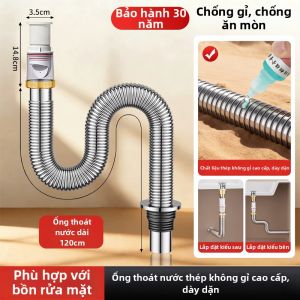 TAOSHI | Bộ Dụng Cụ Ngăn Ngừa Mùi Hôi Ống Xả Chậu Rửa