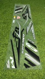 Striping Polet Mio m3 lis Bahan Bening Sticker Bening Polet