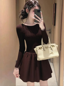 SHANGSHA | Autumn Elegance and Style Midi Dress