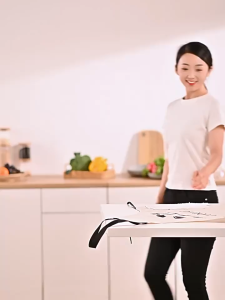 Patterned Apron Waterproof And Oil-Resistant Neck-Hanging Apron Kitchen And Coffee Shop Apron