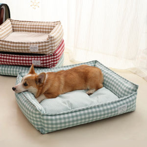 Dog Bed Washable Cooling Dog Kennel Cats Bed Comfortable Pet Mattress Dog Crate Cushion Sleeping Waterproof