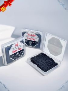 Super Thin U-Shaped Hair Clip Black Thread Large Size Headscarf Fixing Invisible Hair Clip Beauty Tool from Japan Hair Accessories