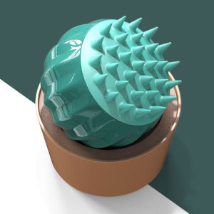 แปรงนวดแมวลายแคตตัส หวีแปรงขน แปรงอาบน้ำ แปรงซิลิโคน และ แปรงขนแมว Cactus Pet Brush สำหรับแมว