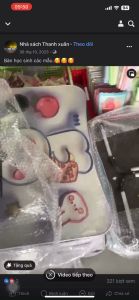 Bàn Học Đa Năng Gấp Gọn Có Khe Đựng Ipad Đụng Nước Tiện Lợi Hoạ Tiết Hoạt Hình 3D