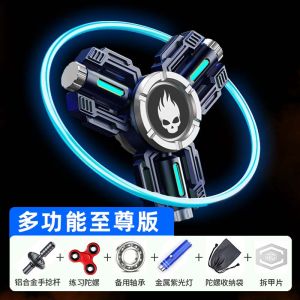 Đồ Chơi Tay Cầm Bằng Kim Loại Màu Sắc Sáng Tạo EDC Phiên Bản Nâng Cấp Học Tập Đèn LED Giảm Căng Thẳng Đồ Chơi Nhỏ Cho Người Lớn