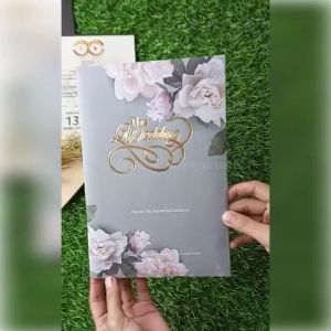 [25pcs - RC13] Undangan Hard Cover Amplop Foil / Poli Emas Premium & Murah Warna Soft