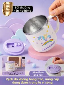 XIAOCHUSHU | Cốc Nước Inox Cho Trẻ Nhỏ