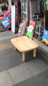 โต๊ะพับญี่ปุ่นไม้ยางพารา