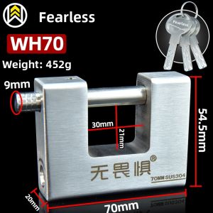 WUJUWEI | Waterproof Anti-Rust Anti-Theft 304 Stainless Steel Padlock
