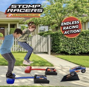Rocket-Toy Car Launcher Air Powered Car for Racing and Jumping Toy Car Launcher and ramp