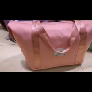DenDen Foldable Bag Travel Waterproof Expandable Nylon Zipper Large Capacity Yoga Gym Handbag Beg Baju Barang Kalis Air 健身包防水耐磨大容量旅行包