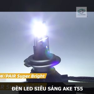 Đèn LED Ô Tô Xe Hơi Siêu Sáng Cao Cấp AKE T55 11.000LM 6000K Chân H1 H3 H4 H7 H11 9005 9006 9012