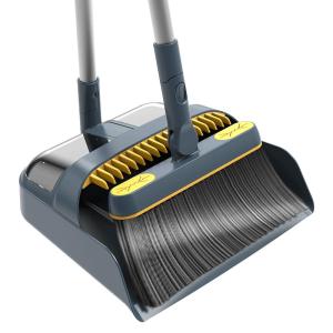 DOLANX | High-Quality Dustpan and Broom Set with Non-Stick Hair and Magic Garbage Shovel