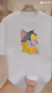 LC.TRADING เสื้อยืดลายการ์ตูนทอม สวมใส่สบาย เสือยืดเกาหลี เสื้อยืดแขนสั้น คอกลม มีหลายไซร์ให้ได้เลือกใส่ B0190