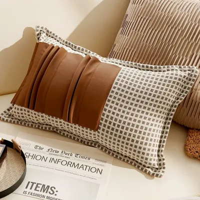 YOULI | Cream Colored Vintage Style Knotted Pillowcase Cushion