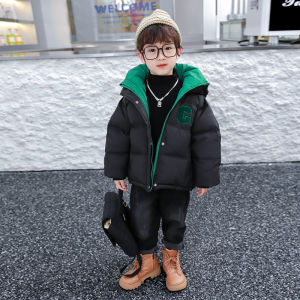 Childrens down Jacket Boys Winter Clothing Heattech Outwear 2024 New Arrival Korean Style Kid Baby Thickened White Duck down Cotton-Padded Jacket