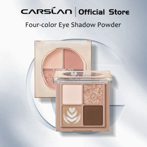 Carslan eye shadow powder milk coffee four-color fine powder 6g