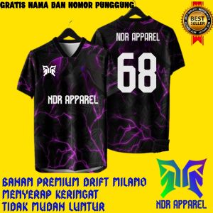 JERSEY STELAN.SEPAK BOLA/FUTSAL/VOLLY.BAHAN DRAIFIT MILANO