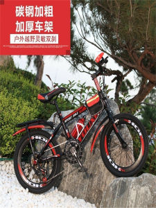 Childrens Mountain Bike 2025 New Model Boys And Girls Teenagers Single Speed Bicycle Adjustable Seat Iron Wheel Park Ride