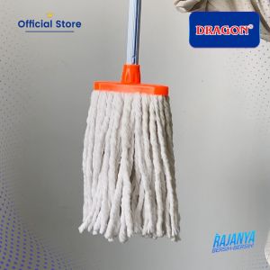 DRAGON Mop Pel P15 Sumbu Alat Pel Lantai 110 cm Pembersih Lantai Cleaning Mop Serbaguna MP211 Warna Random