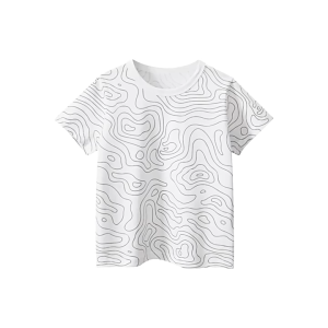 [zensasi]  Kaos Anak Oversize Anak Laki - Laki Warna Putih Bahan Katun