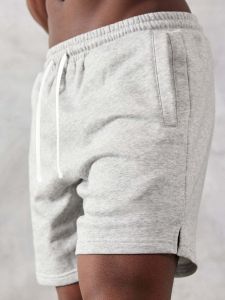 New Mens Casual Fitness Shorts Five-Quarter Length Cotton Blend Breathable Quick Dry Sweat Absorbent Running Gym Shorts