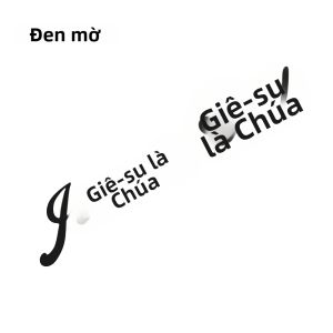 Hình Dán Decal Vinyl Chúa Giê-su Là Chúa Của Cơ Đốc Giáo Dành Cho Thân Xe Cửa Sổ Xe Máy Xe Tải Máy Tính Xách Tay - Đồ Họa Chữ Cái Tôn Giáo Kitô.