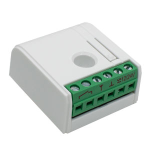 433.92MHz 12-24V AC/DC RF Relay 1 Channel Receiver Compatible 433mhz Fixed Code & Rolling Code Remote Control Switch for Garage